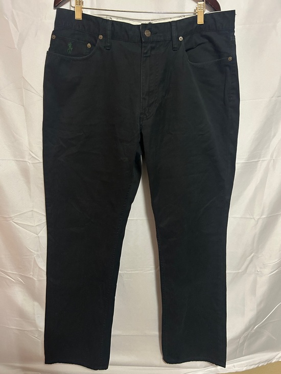 Ralph Lauren Other - Ralph Lauren Black Pants with Green Polo Pony Embroidery 38x32